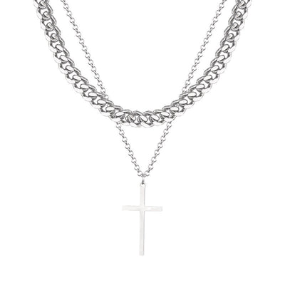 Cross Multi-layer Necklace