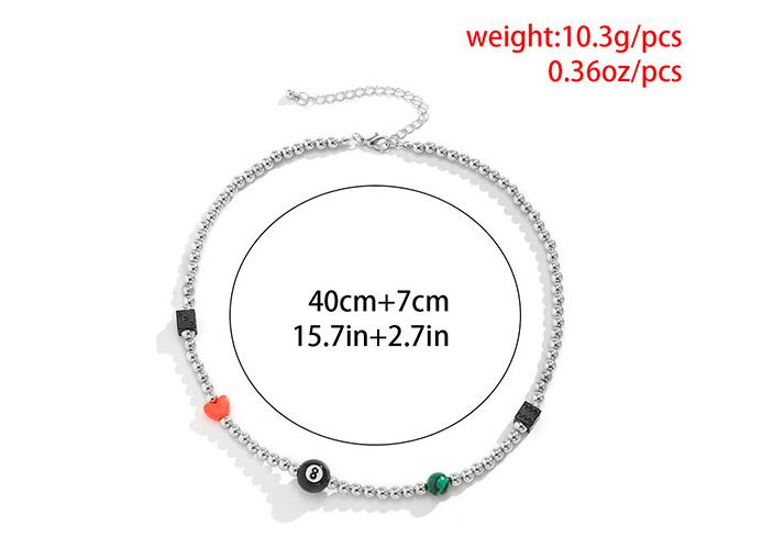 Simple Personality Love Digital Niche Single-layer Necklace