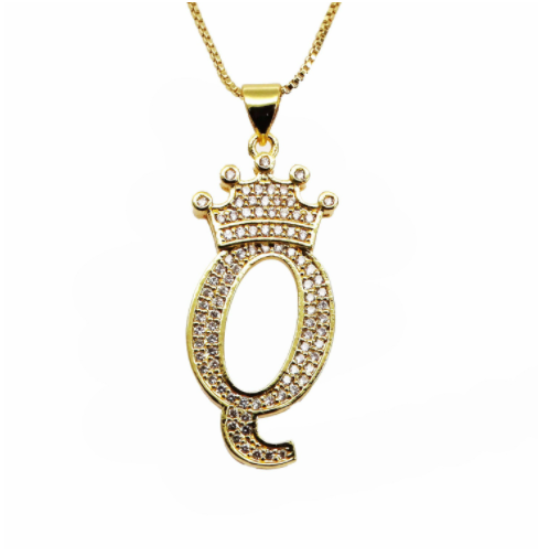 Iced Initial Necklace