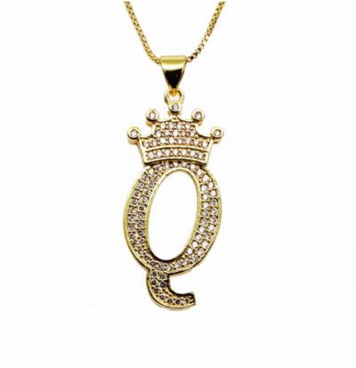 Iced Initial Necklace