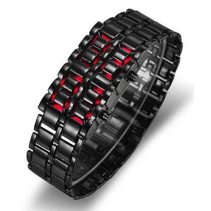 LED Digital Stainless Steel Watch