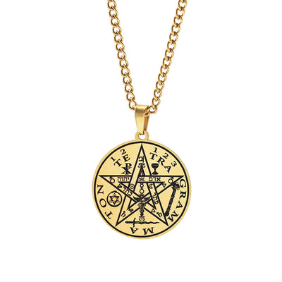 Five-Point Star Amulet Necklace