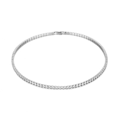 Zirconia Tennis Chain Necklace